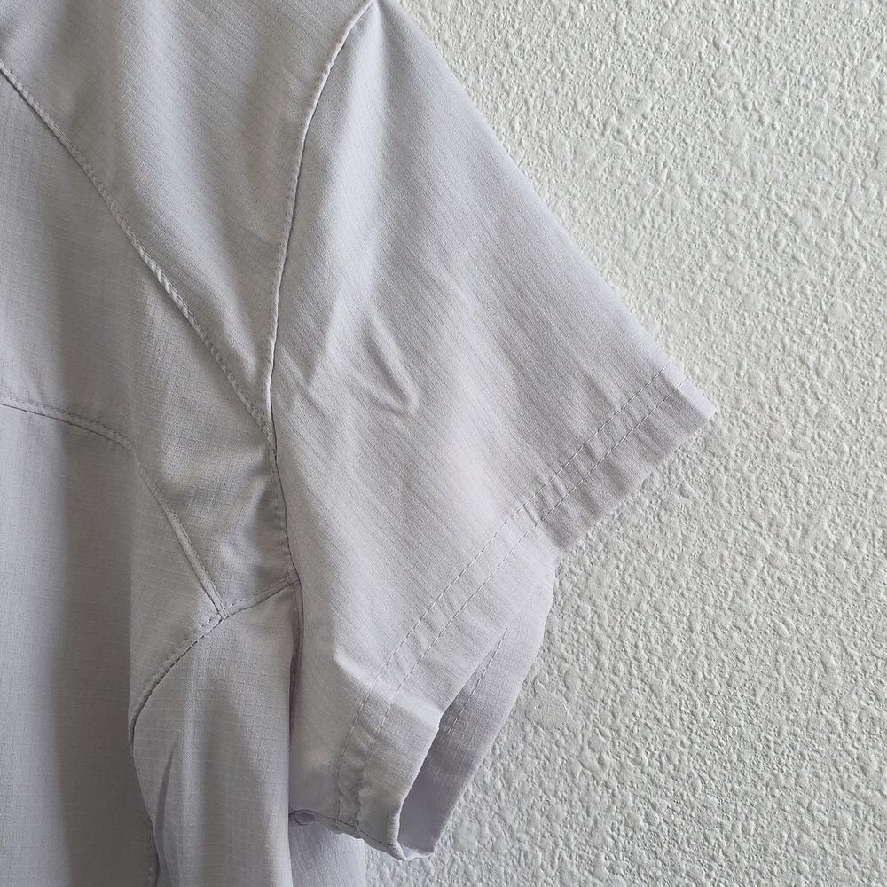Columbia Kestrel Trail Shirt Light Grey Size M - Picture 5 of 9